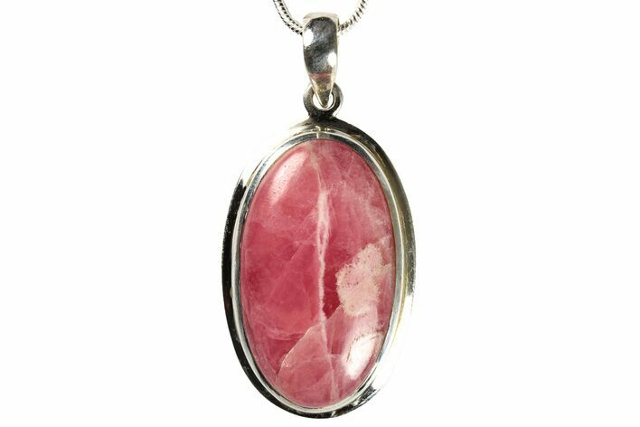 Rhodochrosite Pendant (Necklace) - Sterling Silver #228386